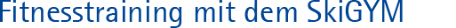 Fitnesstraining mit dem SkiGYM